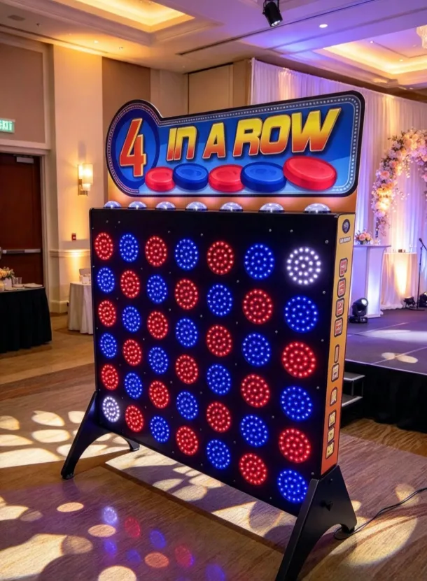 Giant Led 4 In A Row The Ultimate Arcade Strategy Challenge