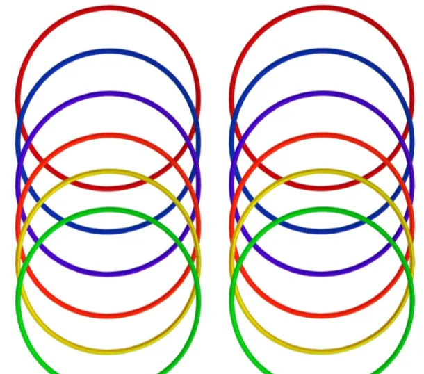 Hula Hoops Set Of 12