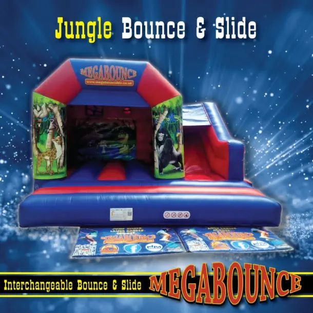 15ft X 15ft Jungle Themed Bouncy Castle