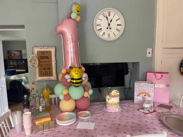 Themed Birthday Balloon Tower