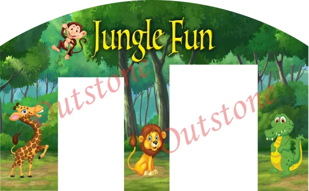 Jungle Fun Front Combo Artwork