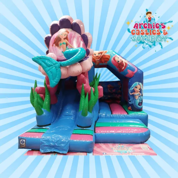 3d Mermaid Bouncy Castle