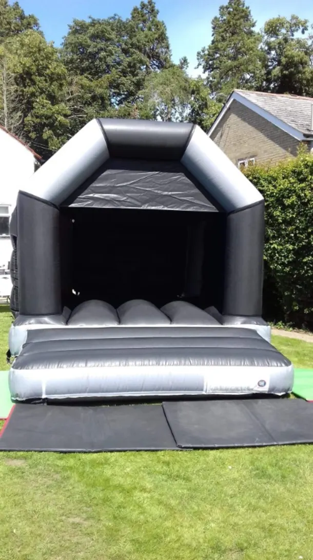 Black And Silver Velcro Castle