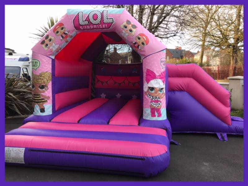 Lol Bouncy Castle With Side Slide Jumping Jacks Bouncy Castle