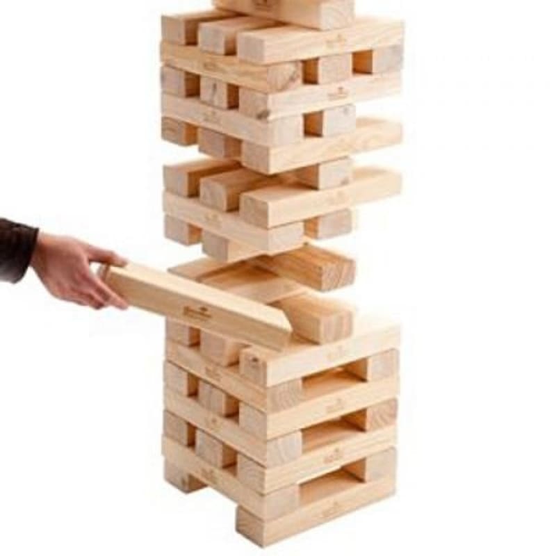 huge jenga game