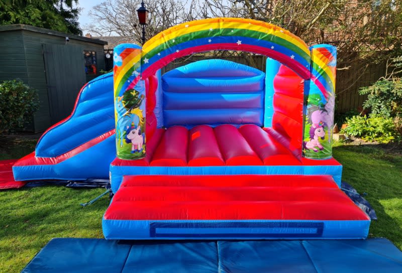 Toddlers Dino Bounce Low Height Combi Castle Alfies Bouncy Castles