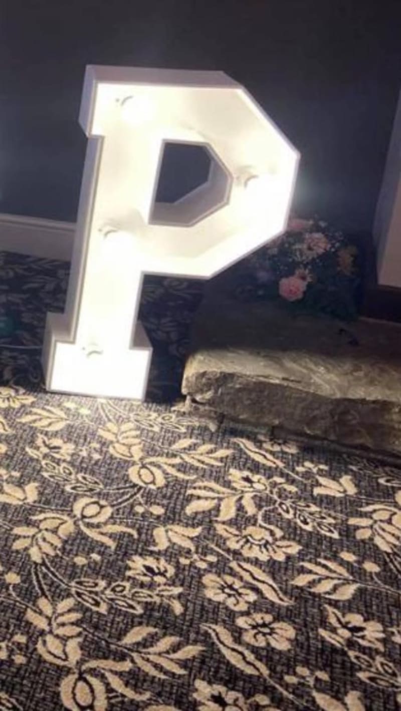 Light Up Letter P Memory Makers UK