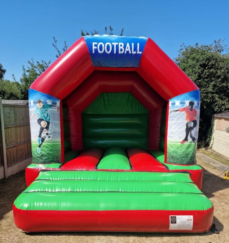 Football Red And Green Castle Party, Christening, Maidstone Kent