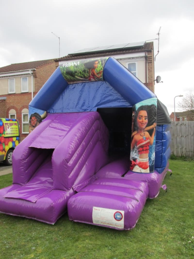 Moana Themed Bouncy Castle And Moana Party Hire From Its Funtime Bourne Its Fun Time