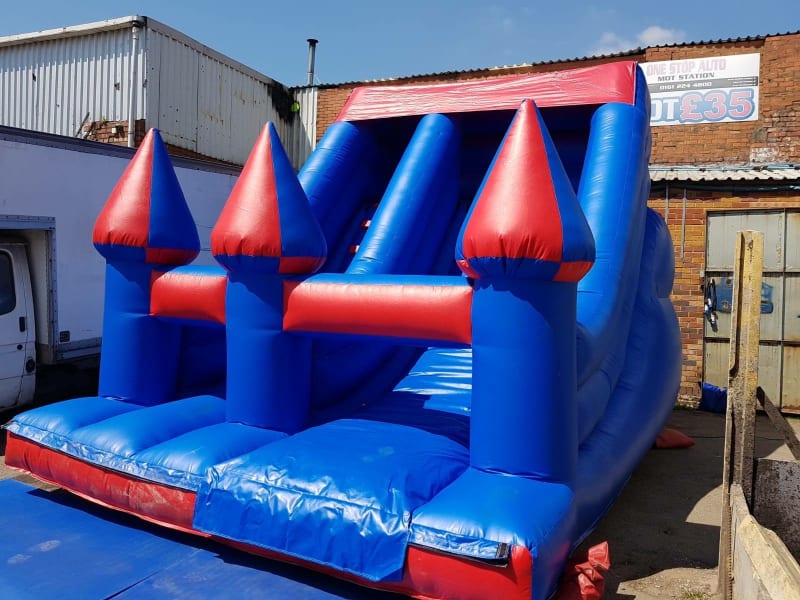 Inflatable Mega Bouncy Castle Slide Hire Barnsley Tarn Party Hire