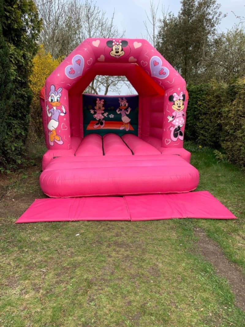 minnie-mouse-castle-jaimies-castles-bouncy-castle-hire-surrey