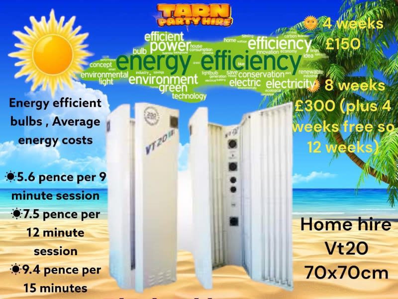 Sun Bed Hire Barnsley Rotherham Doncaster Wakefield Sheffield Tarn