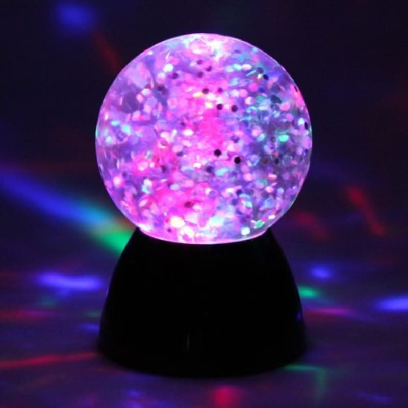 Glitter Ball Lamp Sensory Ideas