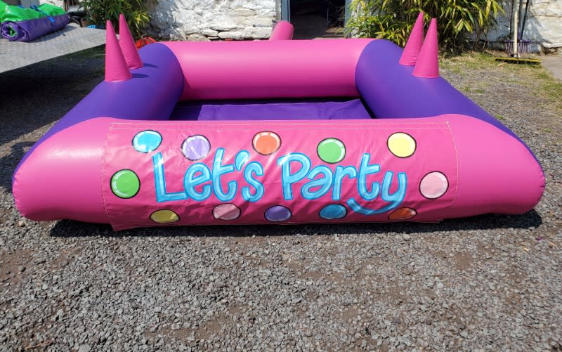 Pink And Purple Ball Pit - Tiny Tots Inflatables