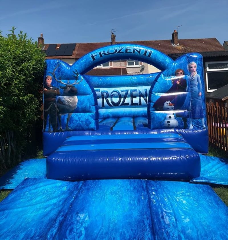 frozen bouncy castle