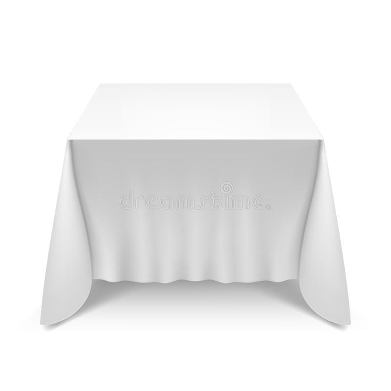 White Table Cloth Electric Party Hire