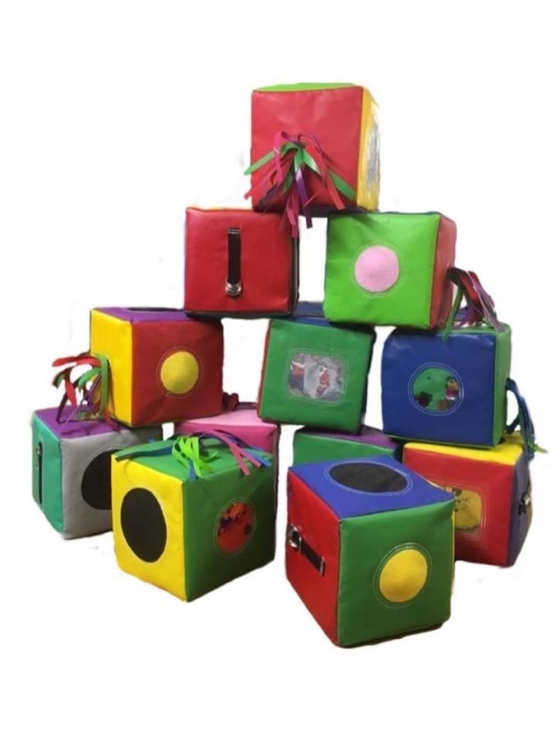 25cm Sensory Cubes Sensory Ideas