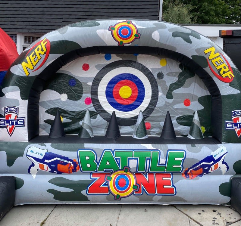 Nerf Shoot Out Package JMH Leisure Bouncy Castle Hire Manchester