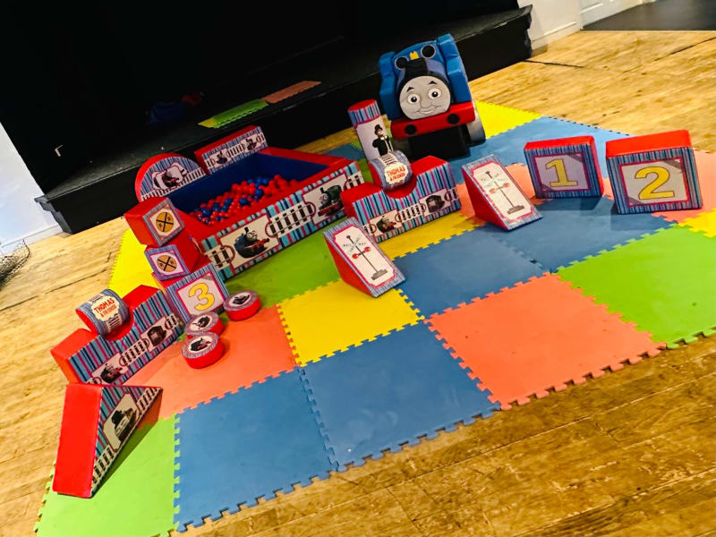 Thomas The Tank Soft Play And Ball Pit Jalmac Leisure Bouncy Castle