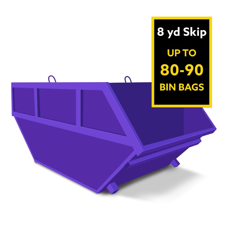 8yrd Extra Large Builder Skip Telford/ Shrewsbury Skips 4 Hire