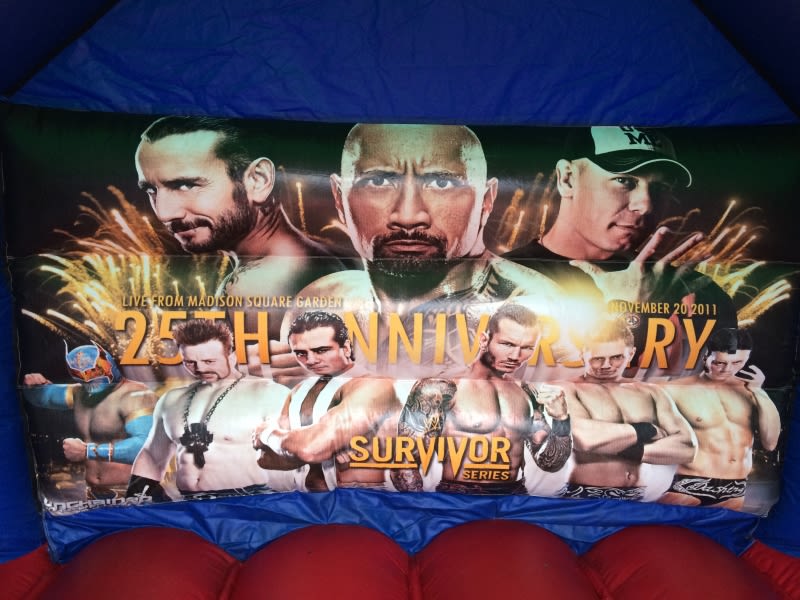 Wwe Wrestling Bouncy Castle Hire Barnsley Tarn Party Hire Bouncy Castle , Hot Tub Hire Ball Pool
