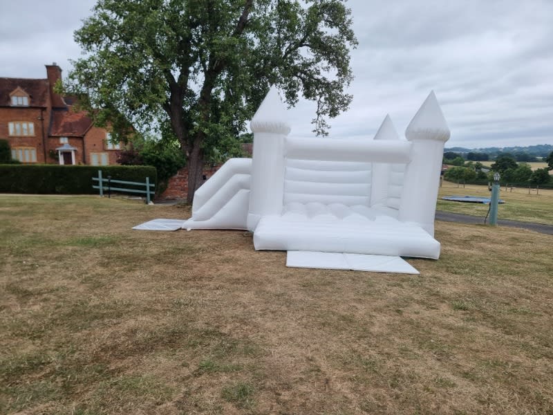 White Bouncy Castle Midlands Premier Events Event Hire In
