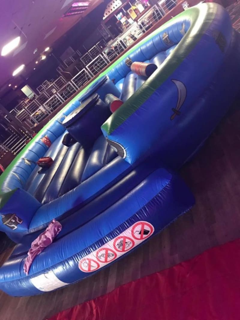 Gladiator Duel Clown Around Castles Bouncy Castle Hire & Children's