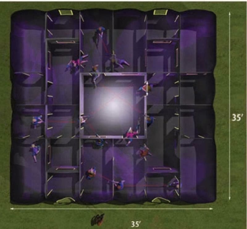 Laser Tag Inflatable Arena Cardiff Entertainments Entertainment