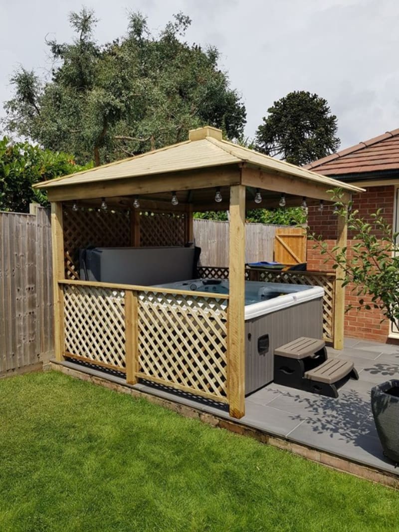 Hot Tub Shelter Bespoke The Hot Tub Man