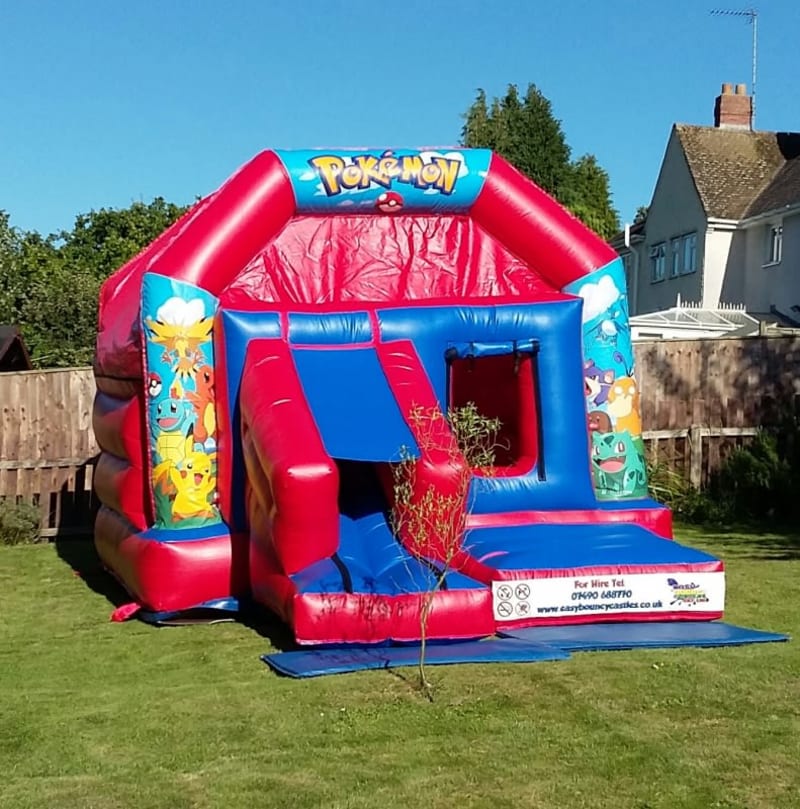 Pokemon Bounce N Slide Easy Bouncy Castles