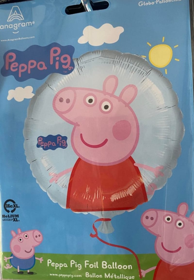 Peppa Pig Helium Balloon - Express Yourself Costume Hire