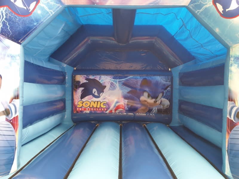 2 IN 1 SONIC THE HEDGEHOG BOUNCE HOUSE Party Inflatable - Bounce