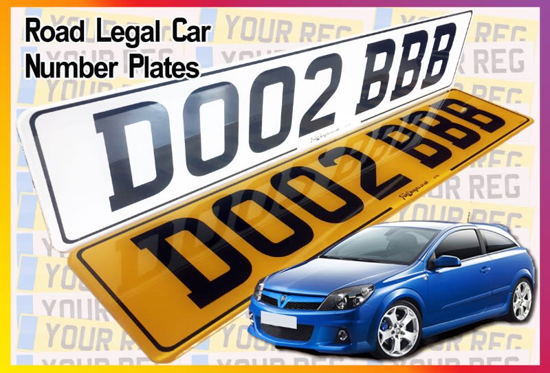 Road Legal Car Number Plates Aberdeen Number Plates