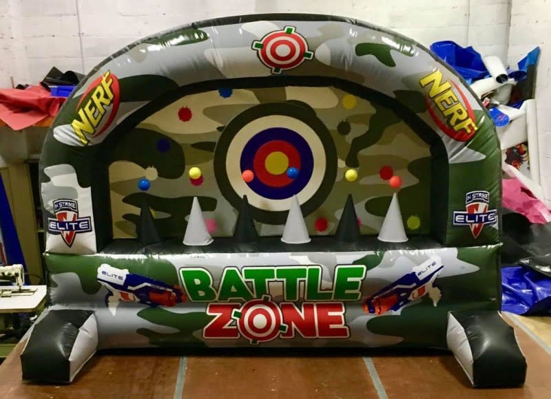 Nerf Battle Zone JMH Leisure Bouncy Castle Hire Manchester