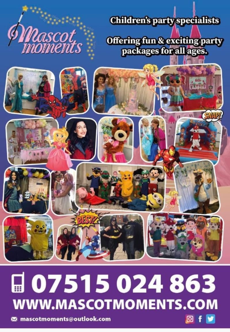 Mascot Party Mascot Hire & Children's Parties London, Kent