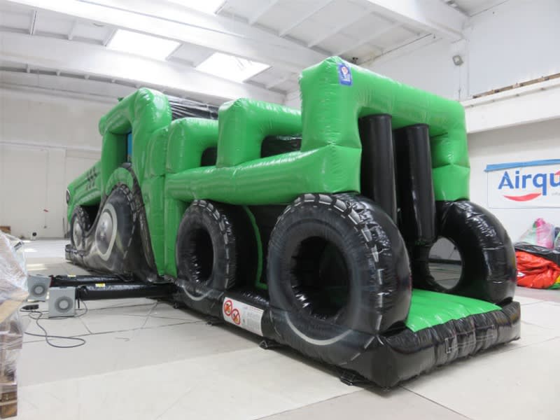 John Deere Style Tractor And Trailer Obstacle Course