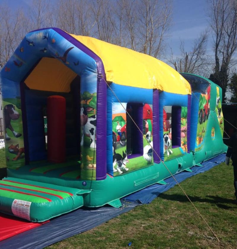 Inflatable Obstacle Course - Smiley Faces Events Hire
