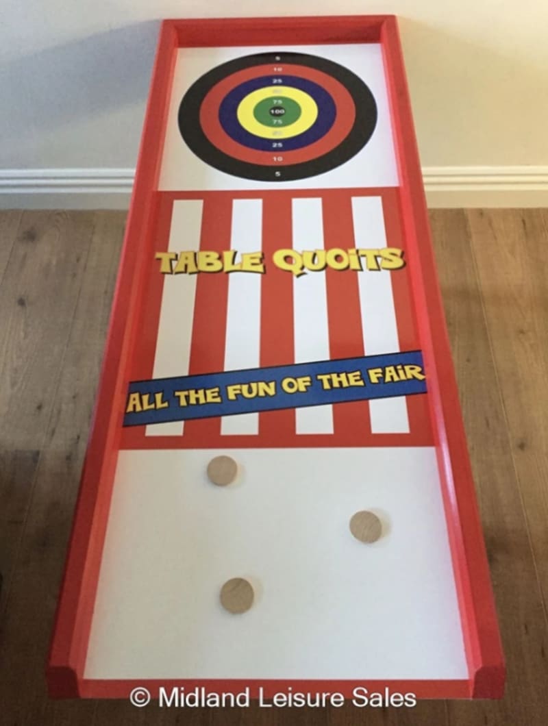 Table Quoits Game Table Top Side Stall Game Frame Games Fun Fair