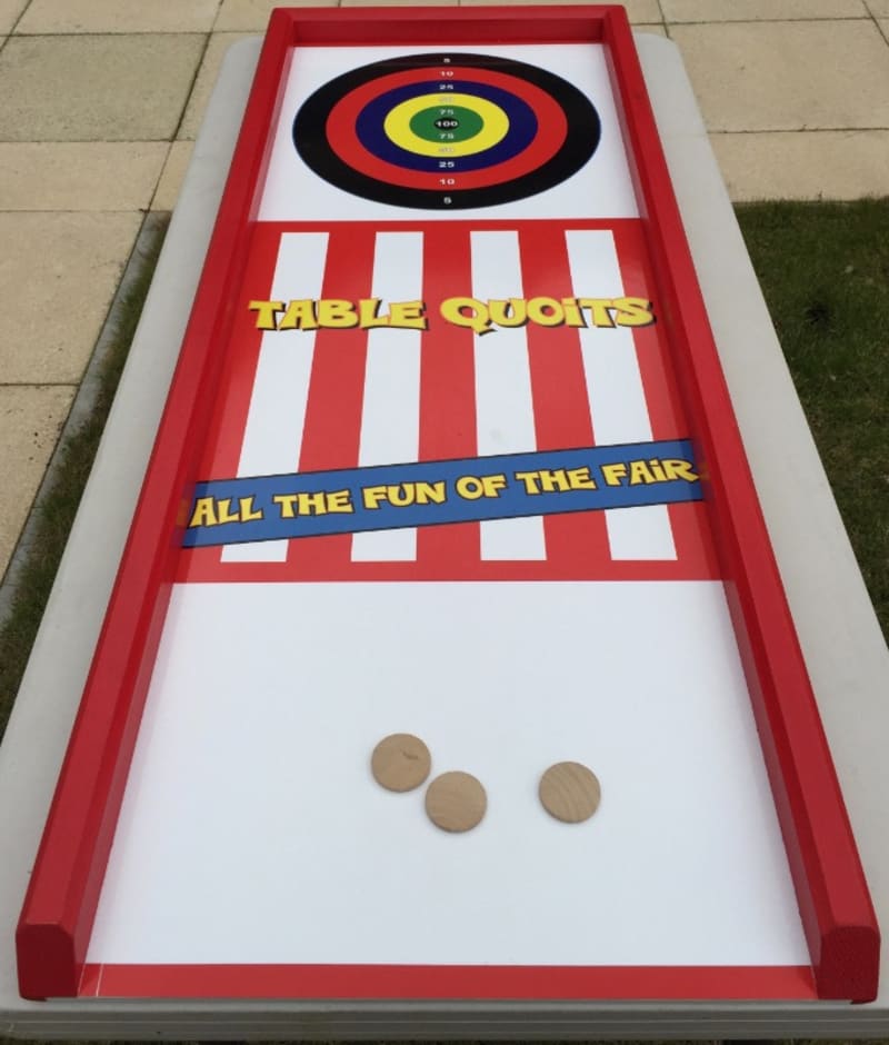 Table Quoits Game Table Top Side Stall Game Frame Games Fun Fair
