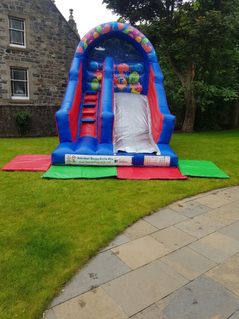 Nerf Battle Zone And Slide Package Hebridian Bouncy Castle Hire