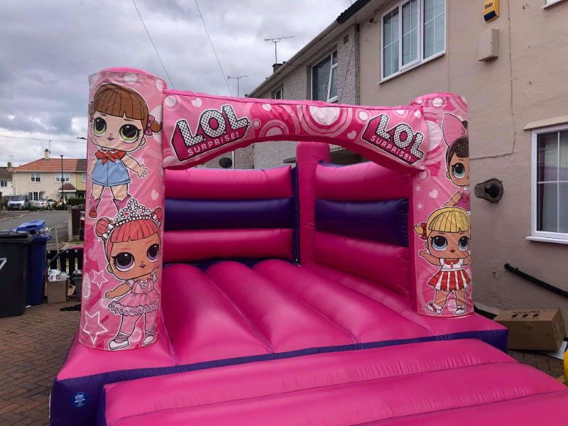 Pink Lol Dolls Castle Bounce Happy Doncaster