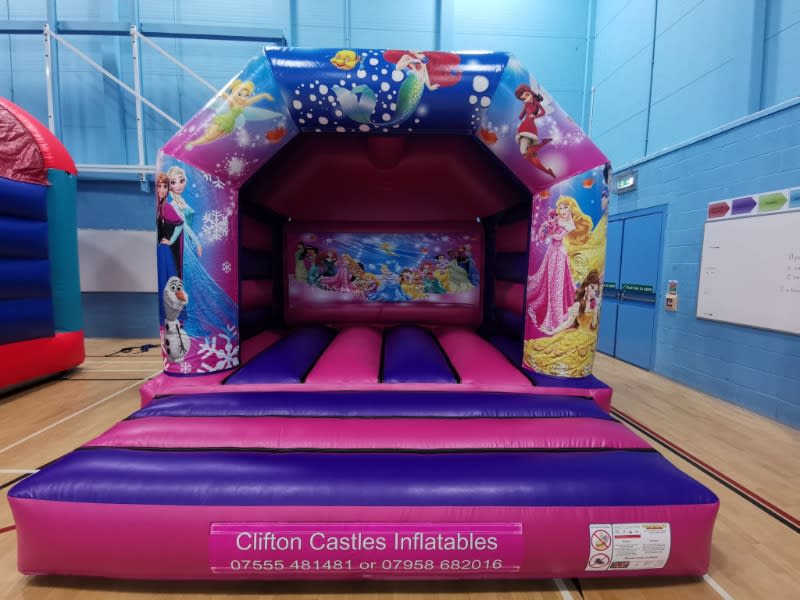 13x13 Princess Bouncy Castle Clifton Castles