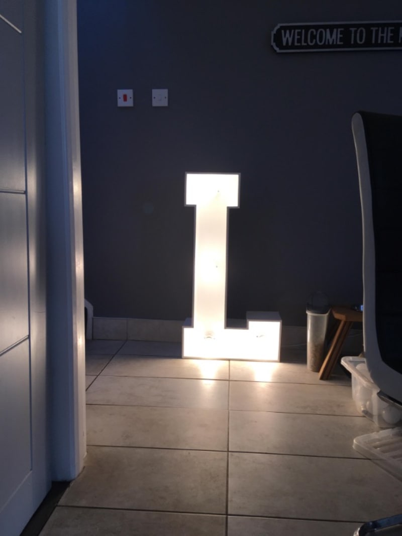 Light Up Letter L Memory Makers UK