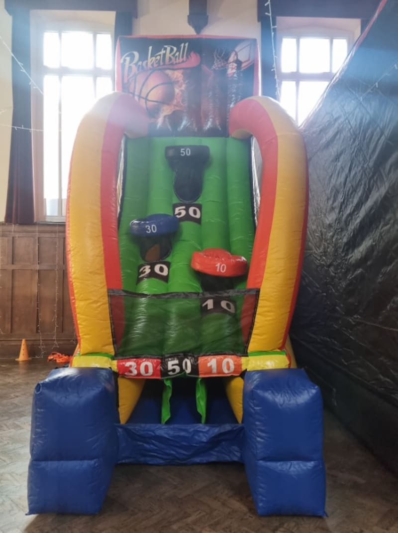 Inflatable Basketball Hoop Inflatable and Soft Play Hire Redcar