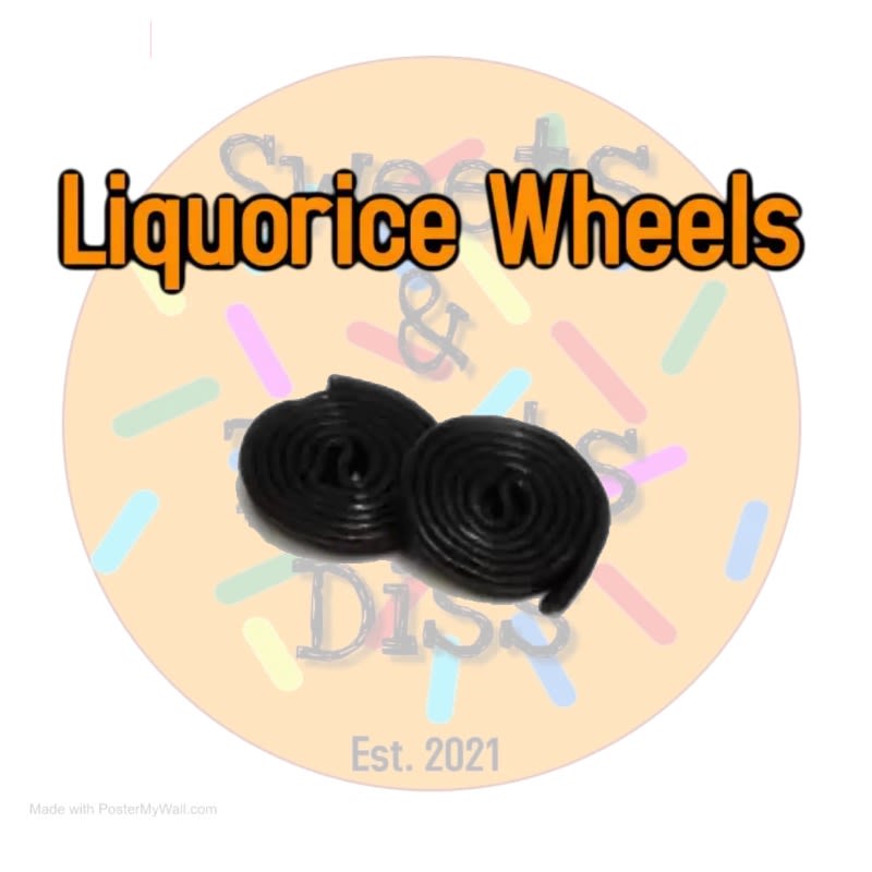 100g Liquorice Wheels Sweets & Treats Diss