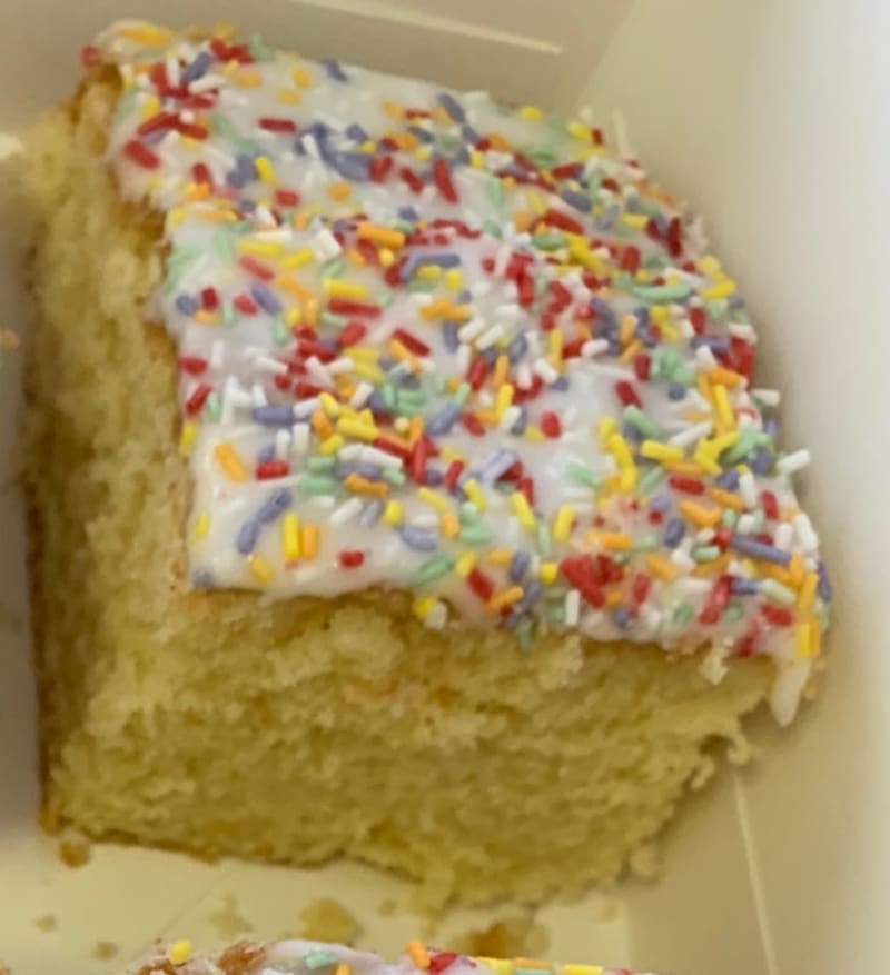 Sprinkle Sponge Cakes by Andrea