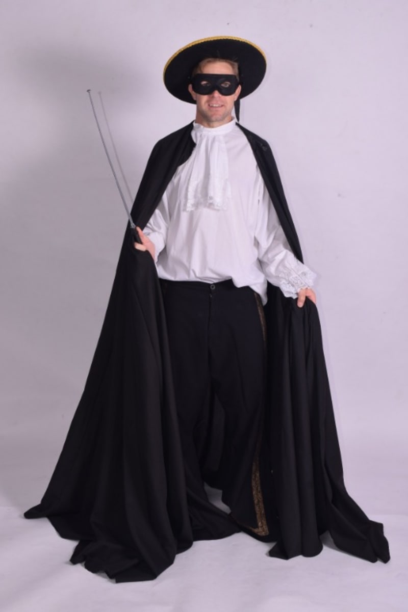 Zorro Costume - Express Yourself Costume Hire