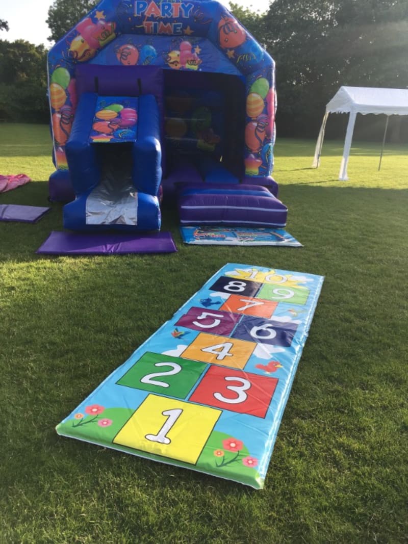 Hopscotch Mat Jaimies Castles, Bouncy Castle & soft play Hire Surrey