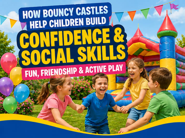 How Bouncy Castles Can Help Build Childrens Confidence And Social Skills How Bouncy Castles Can Help Build Childrens Confidence And Social Skills