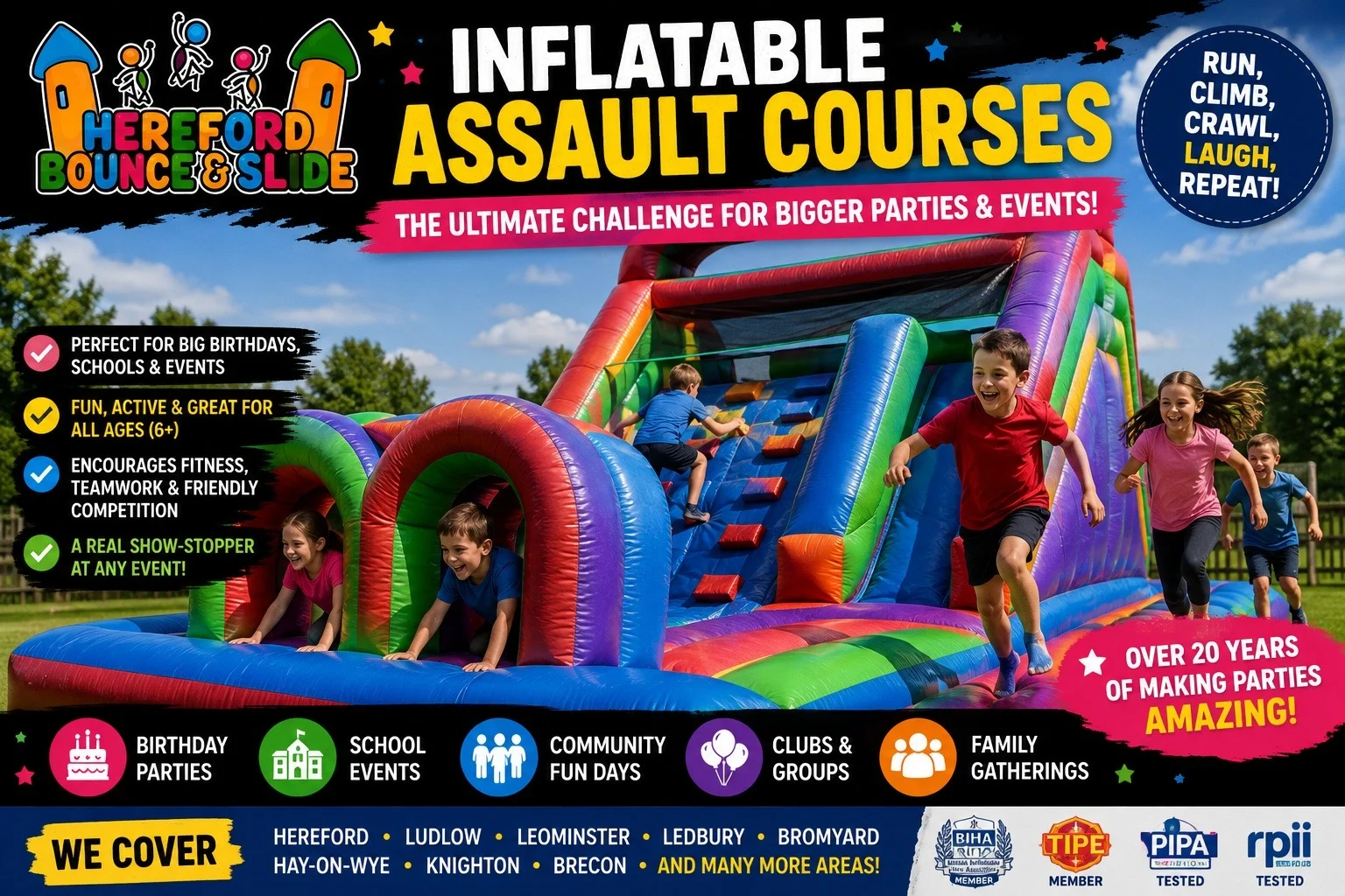 Why Inflatable Assault Courses Are Brilliant For Bigger Parties And Events Why Inflatable Assault Courses Are Brilliant For Bigger Parties And Events